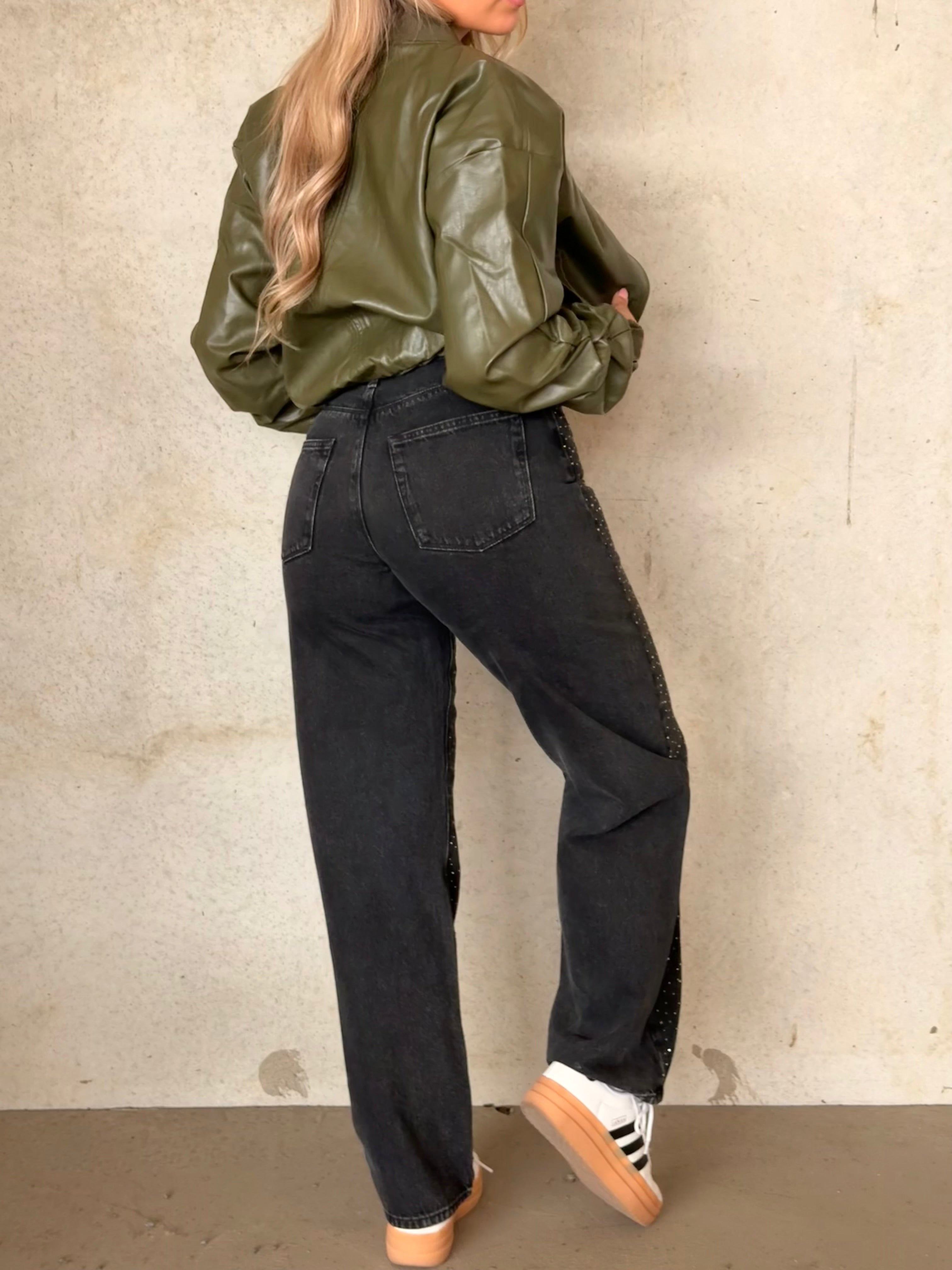 NMJANNEL Jeans - Black Denim